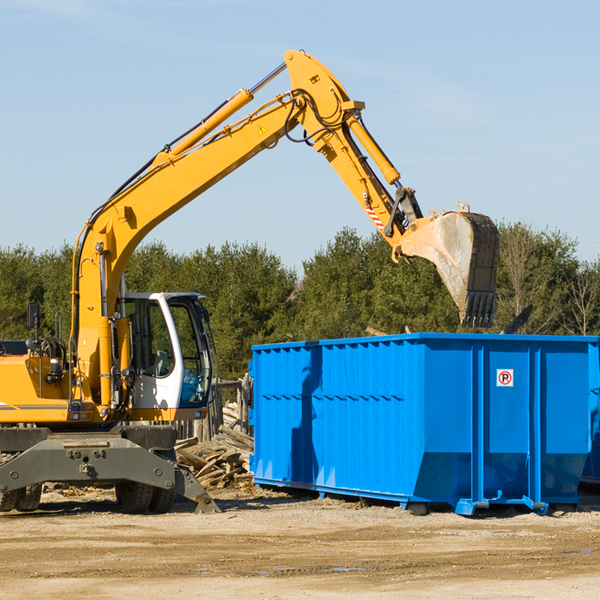 can i rent a residential dumpster for a construction project in Hampden